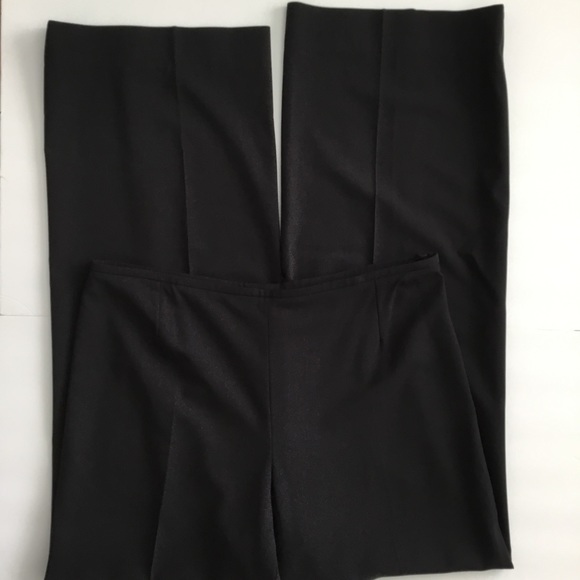 Armani Collezioni Black Slacks Wide Leg Size 14 - Picture 1 of 8